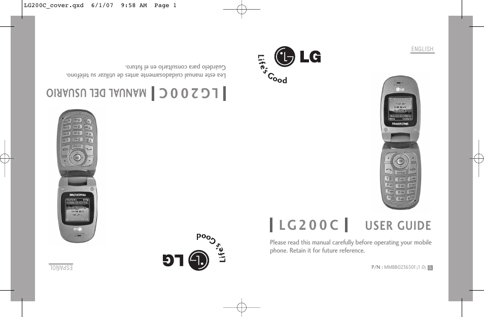 LG 200C User Manual | 39 pages