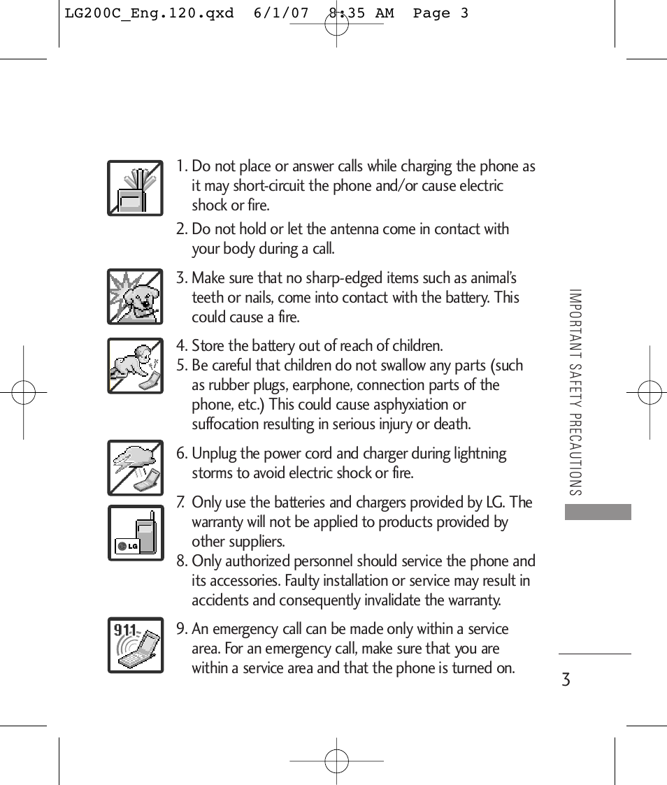 LG 200C User Manual | Page 5 / 39