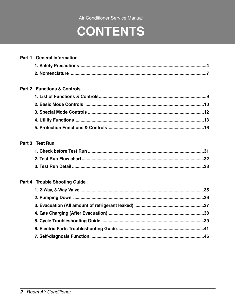 LG General Wall Mounted-Inverter Type User Manual | Page 2 / 67