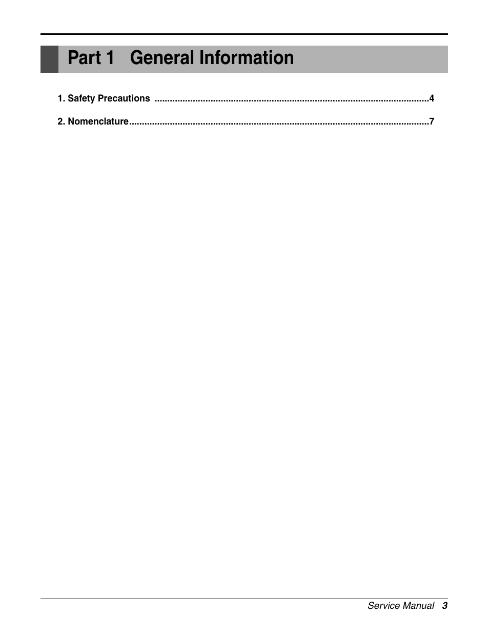 Part 1 general information | LG General Wall Mounted-Inverter Type User Manual | Page 3 / 67
