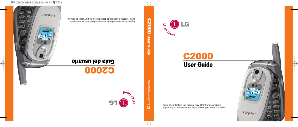 LG C2000 User Manual | 222 pages