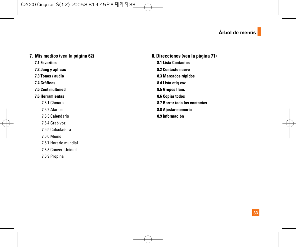 LG C2000 User Manual | Page 143 / 222