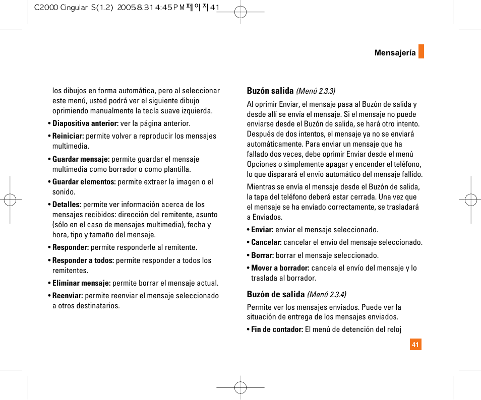 LG C2000 User Manual | Page 151 / 222