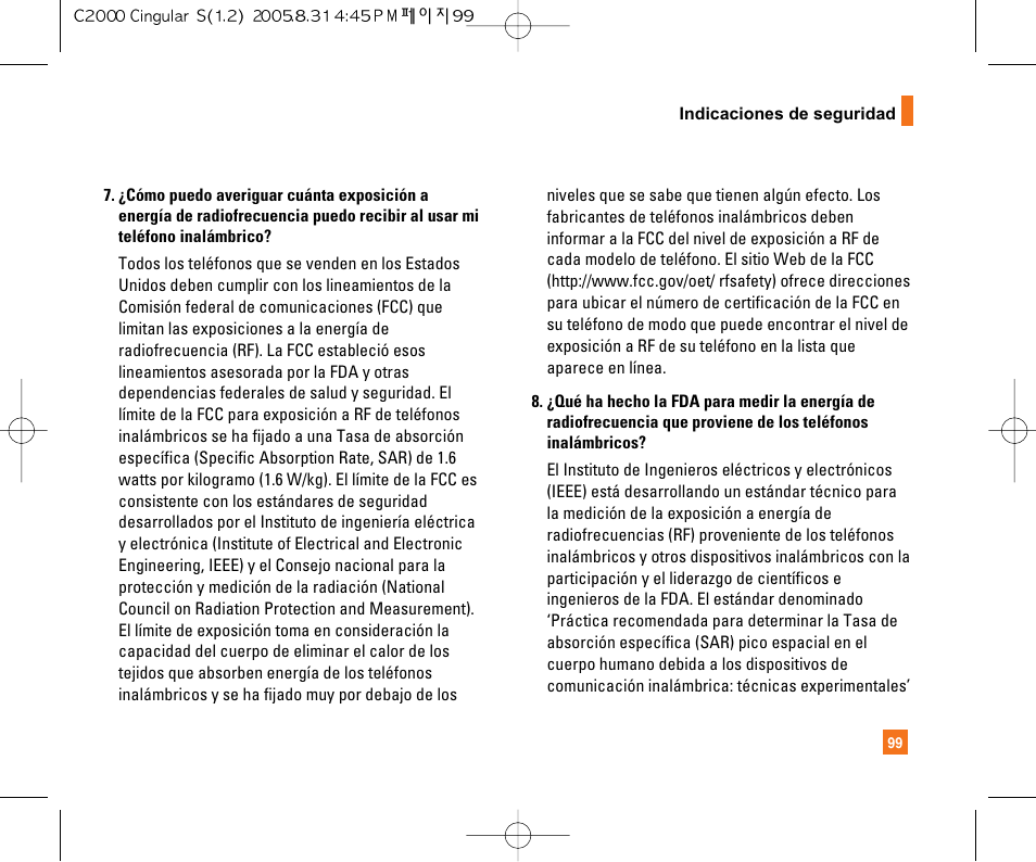 LG C2000 User Manual | Page 209 / 222