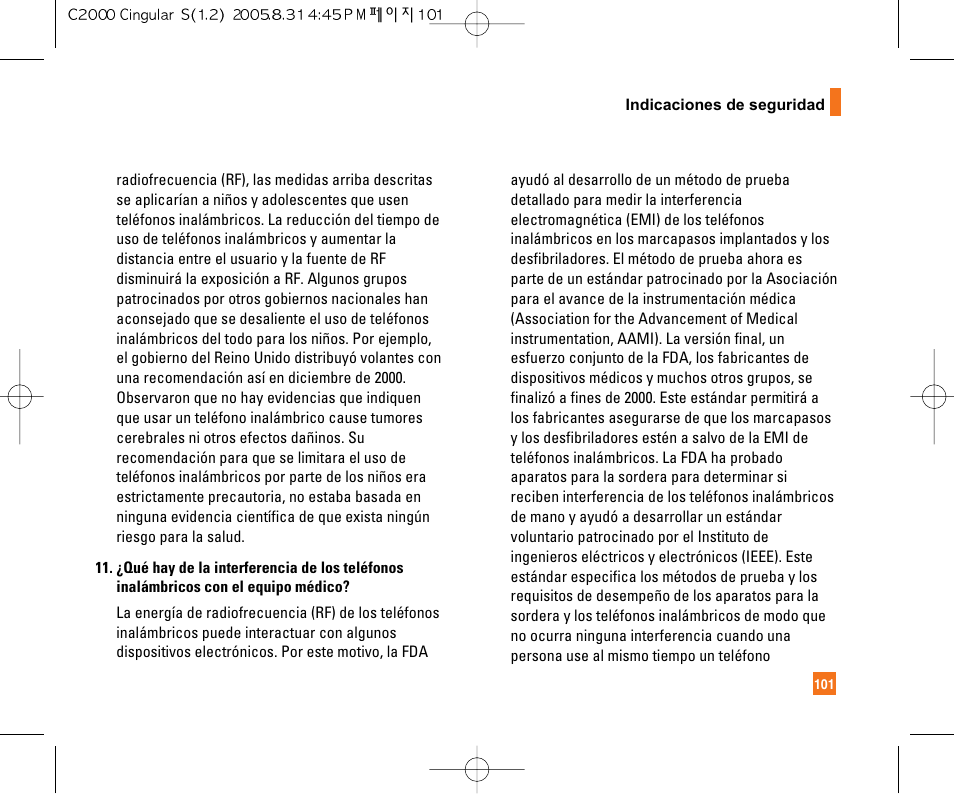 LG C2000 User Manual | Page 211 / 222