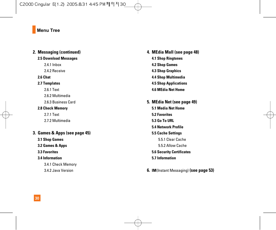 LG C2000 User Manual | Page 34 / 222