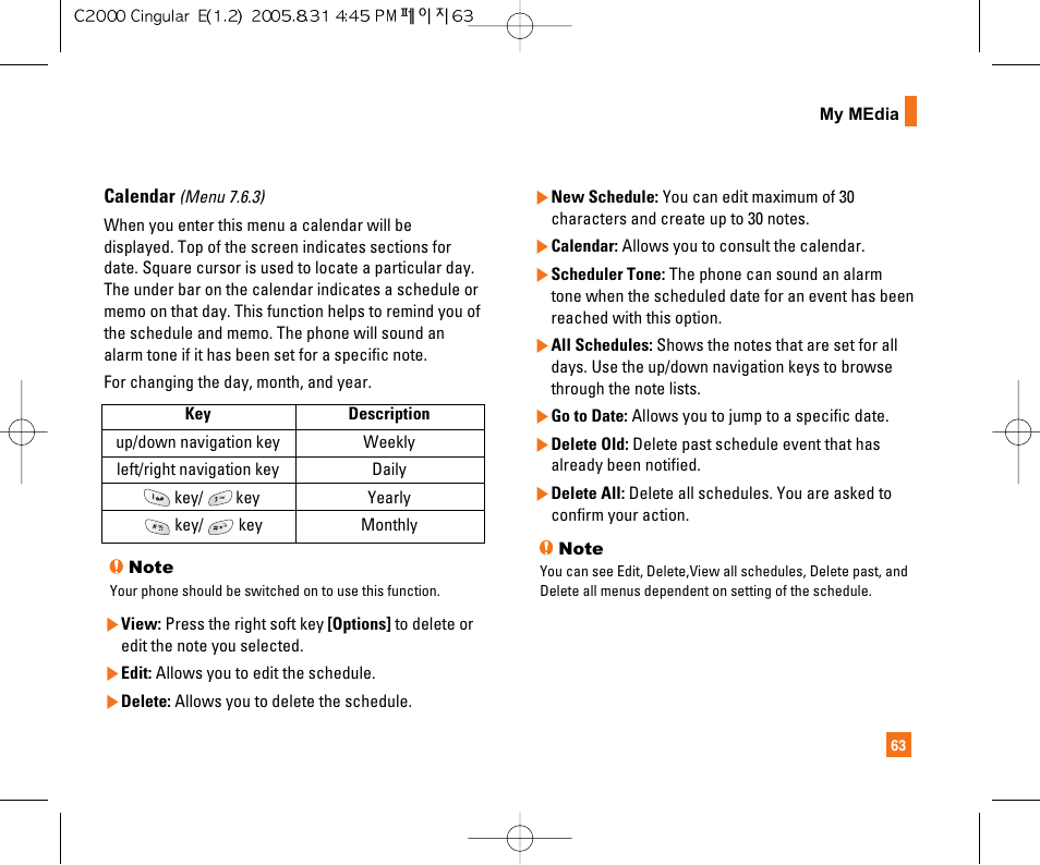 LG C2000 User Manual | Page 67 / 222