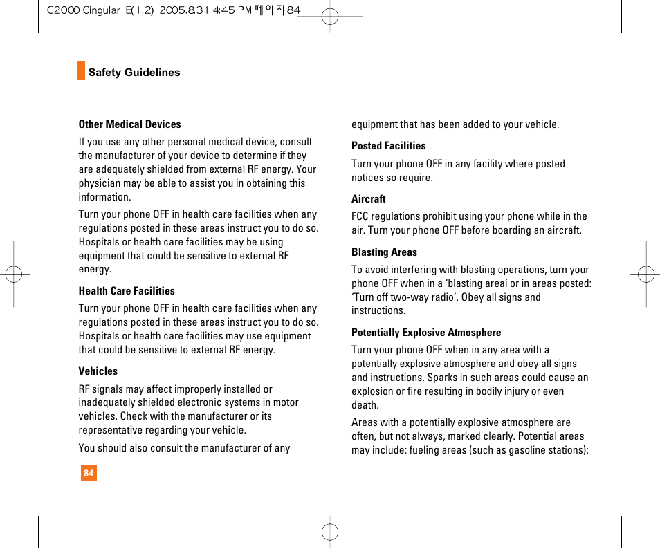 LG C2000 User Manual | Page 88 / 222