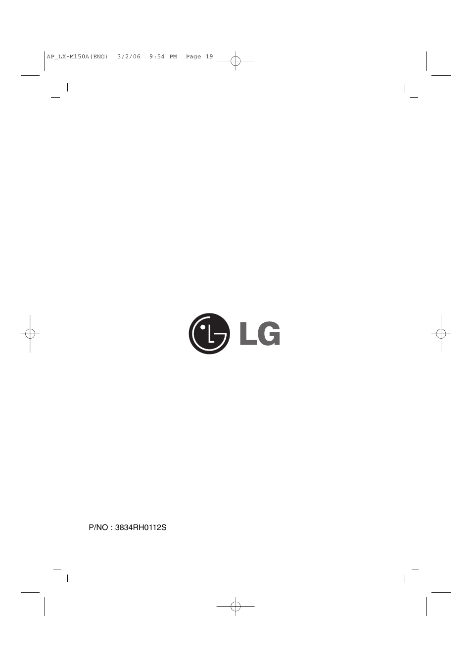 LG LX-M150 User Manual | Page 19 / 19