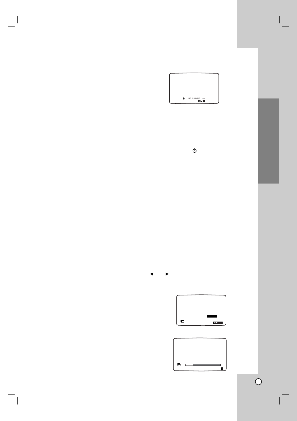 Before operation-vcr part, Tuning in a video channel on your tv, Using your vcr for the very first initial preset | Installation and setup, Channel built into it, usually called av, Scart | LG LH-CX245 User Manual | Page 17 / 53