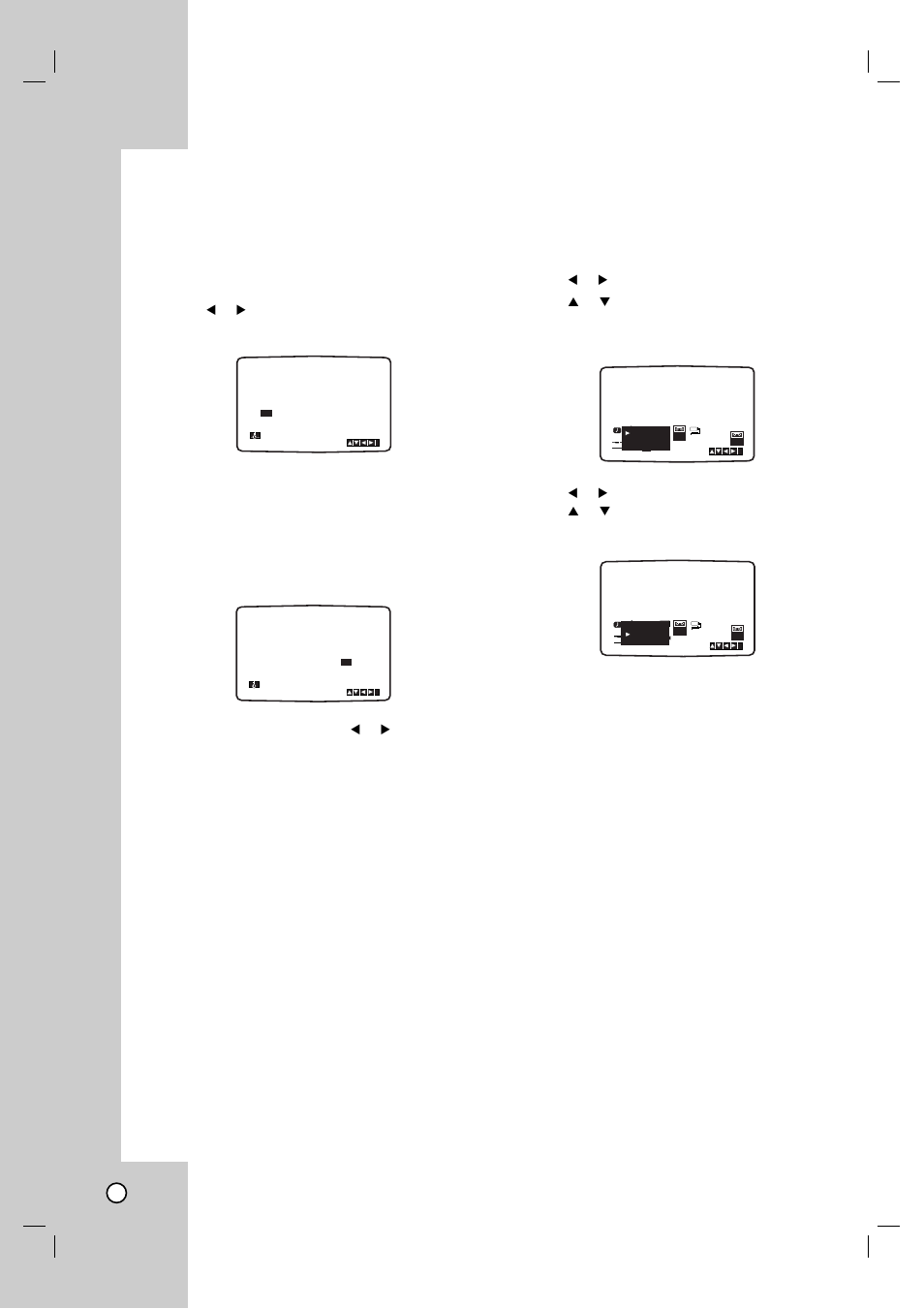 Setting the clock manually | LG LH-CX245 User Manual | Page 18 / 53