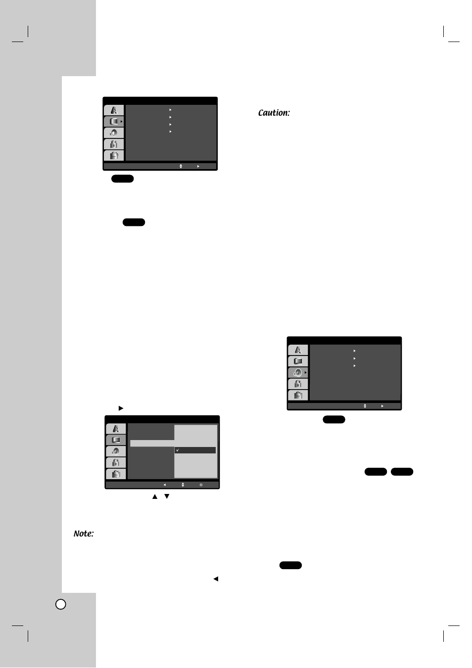 Display, Audio | LG LH-CX245 User Manual | Page 24 / 53