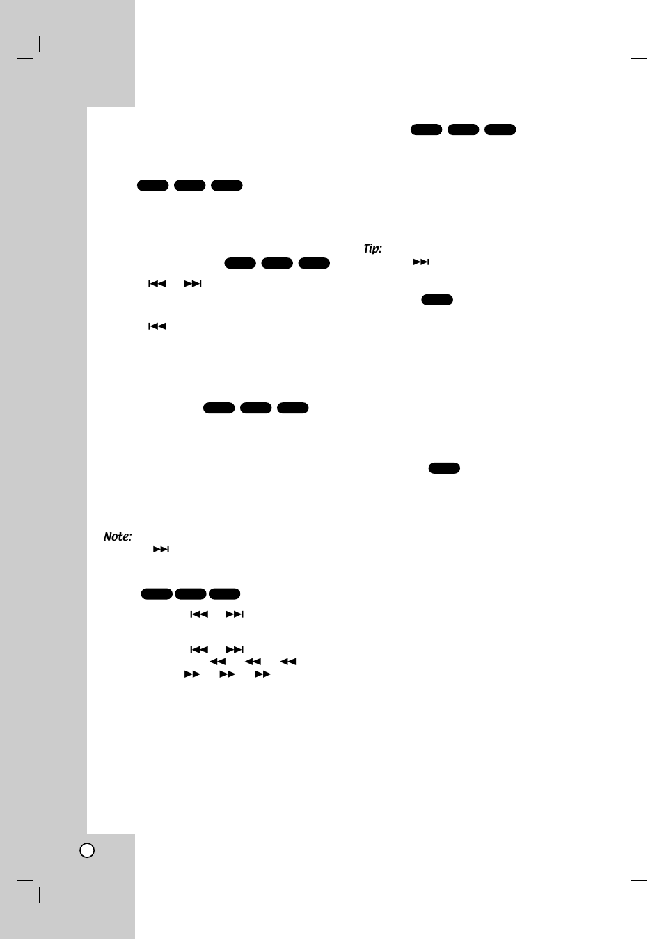 Audio cd and mp3 / wma disc features | LG LH-CX245 User Manual | Page 36 / 53