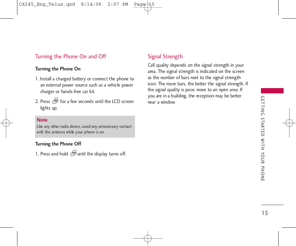 LG 245 User Manual | Page 16 / 78