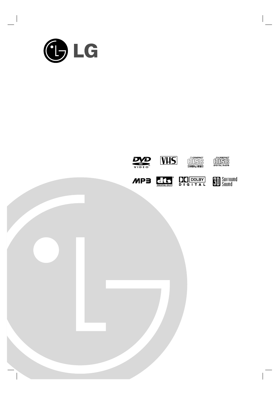 LG DV1000 User Manual | 37 pages