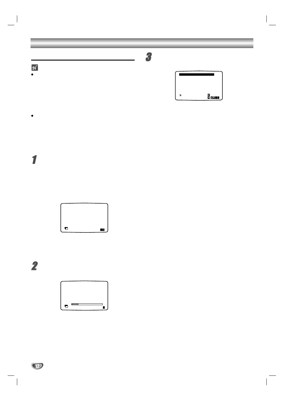 Press ok to start the automatic tuning process | LG DV1000 User Manual | Page 12 / 37