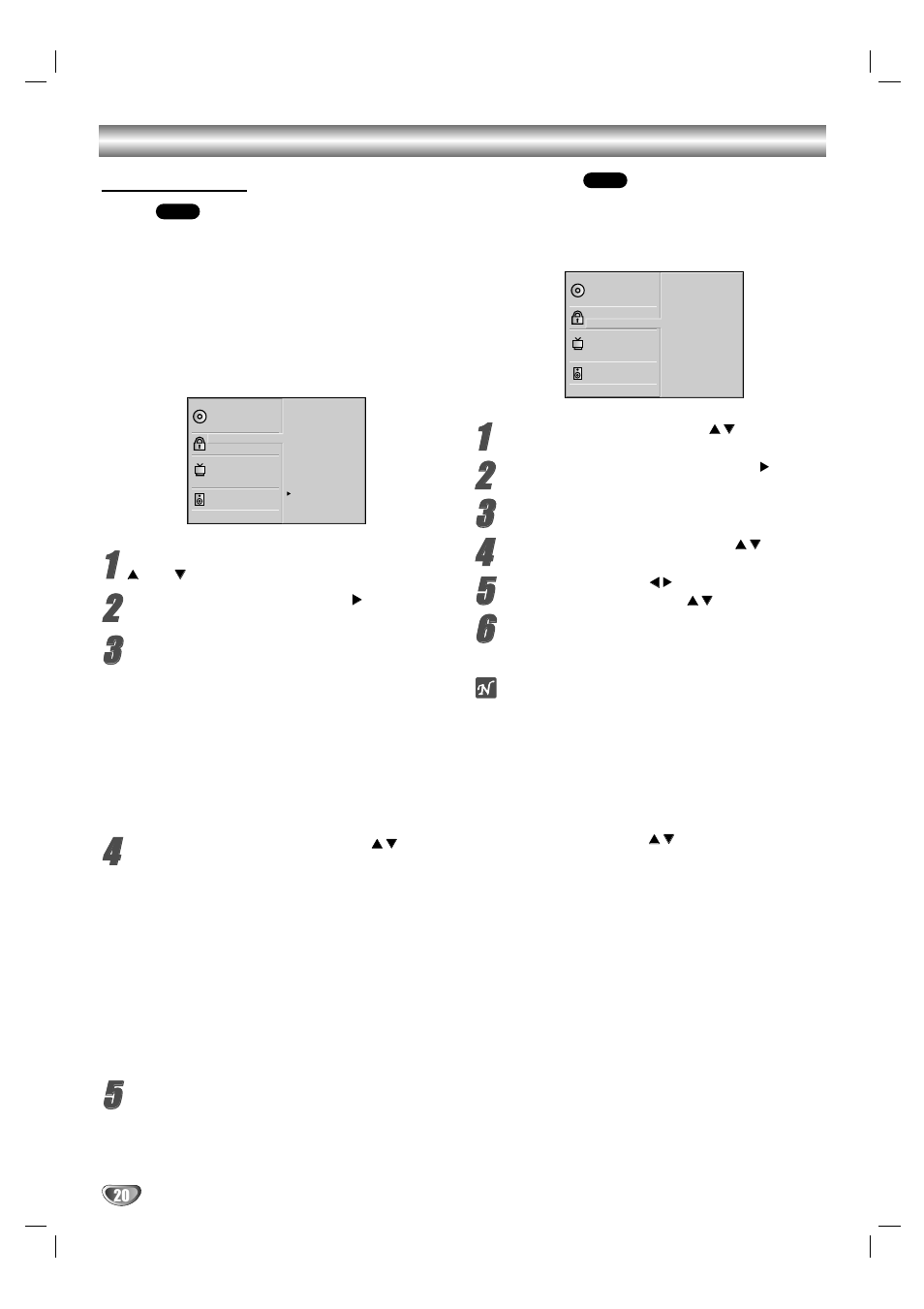 Before operation (continued) - dvd part, Parental control | LG DV1000 User Manual | Page 20 / 37