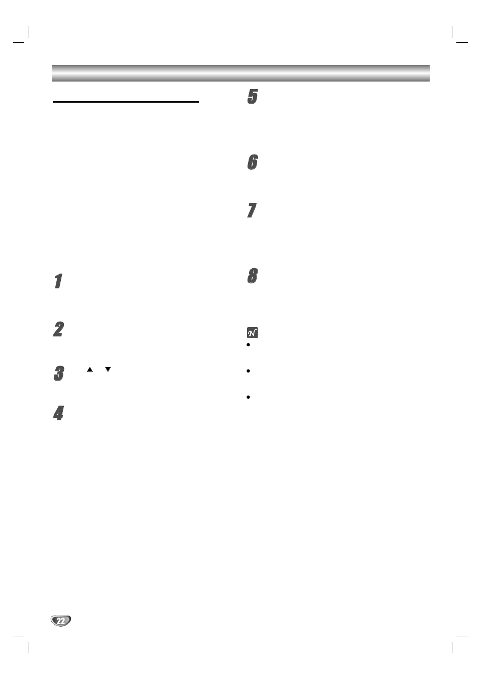 LG DV1000 User Manual | Page 22 / 37