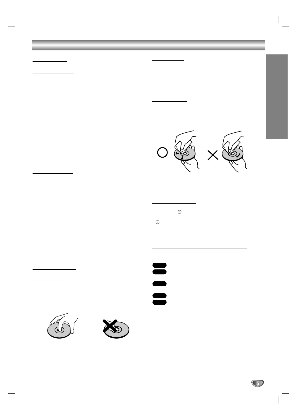 Before use (cont’d), Introduction, Precautions | About symbols | LG DV1000 User Manual | Page 5 / 37