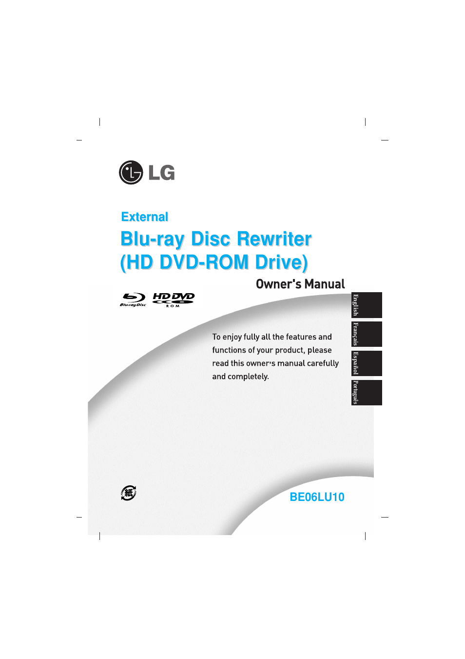 LG BE06LU10 User Manual | 15 pages