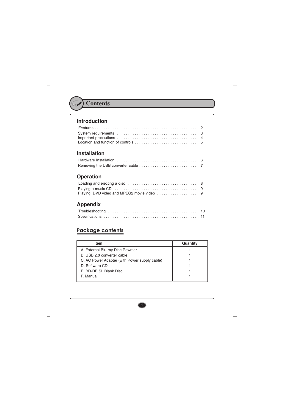 LG BE06LU10 User Manual | Page 4 / 15