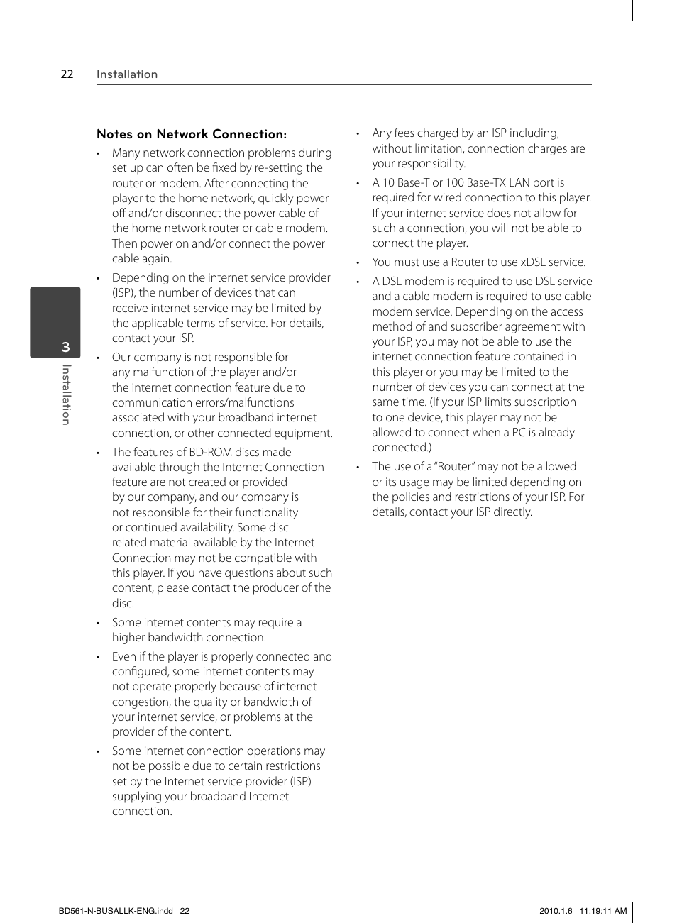 LG BD550 User Manual | Page 22 / 84