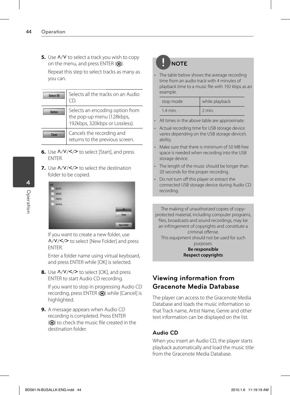 LG BD550 User Manual | Page 44 / 84