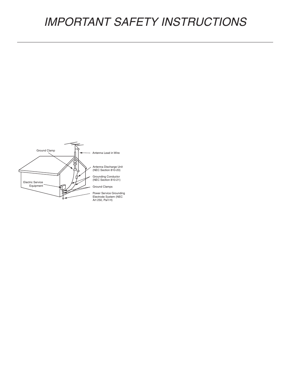 Important safety instructions | LG SAC34026004 User Manual | Page 113 / 156