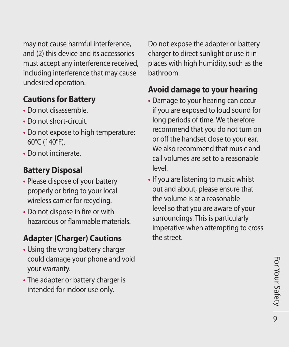 LG TE365 User Manual | Page 13 / 107