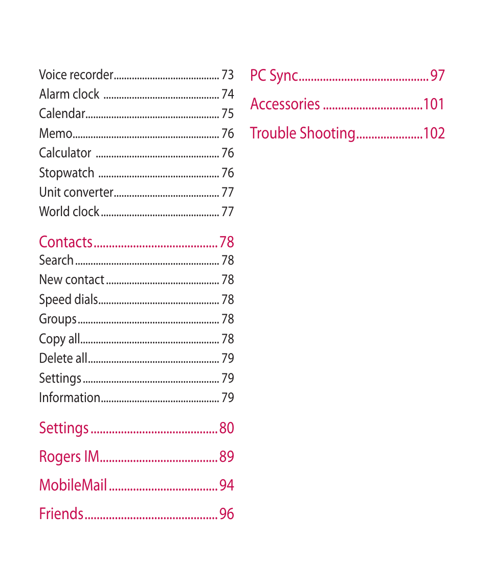 LG TE365 User Manual | Page 7 / 107