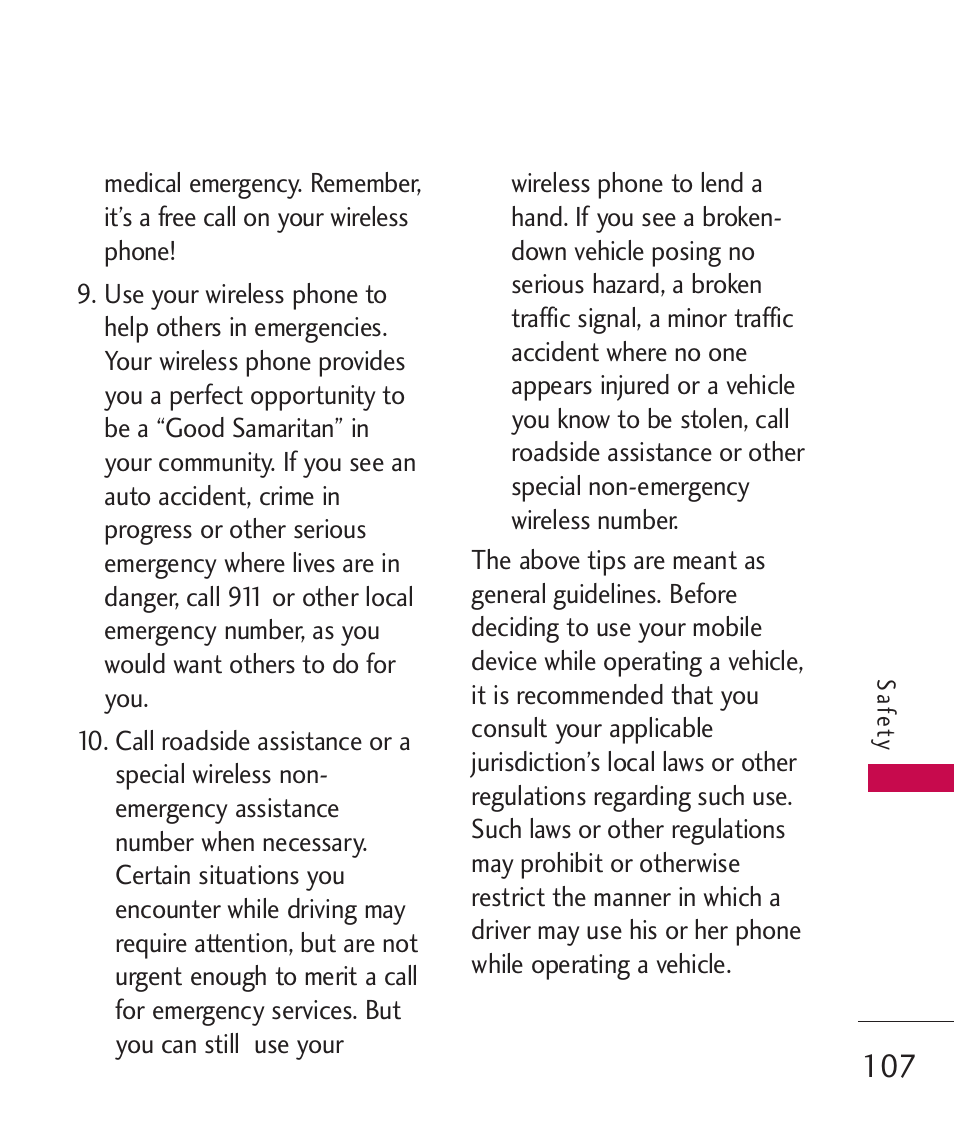 LG BANTER UX265G User Manual | Page 109 / 124