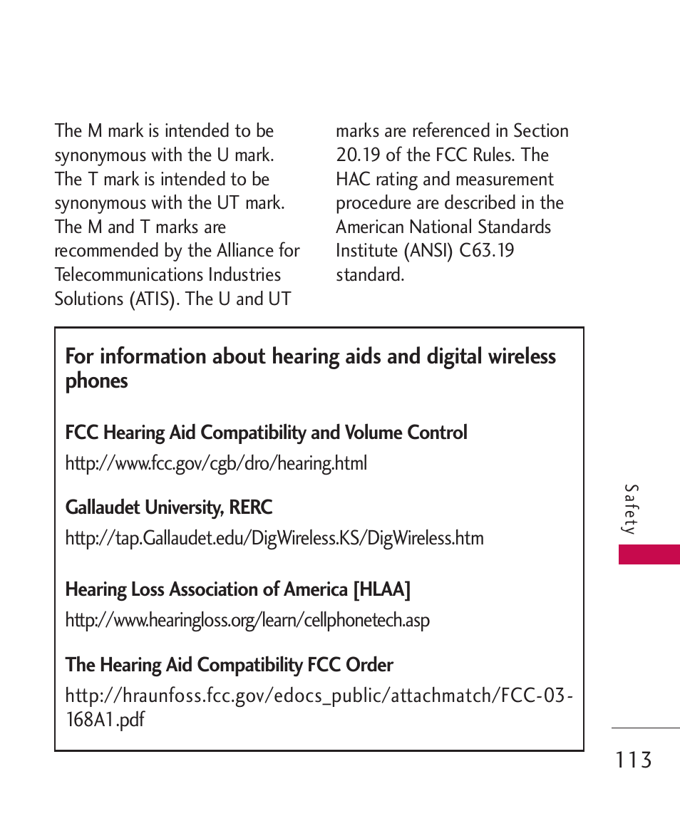 LG BANTER UX265G User Manual | Page 115 / 124