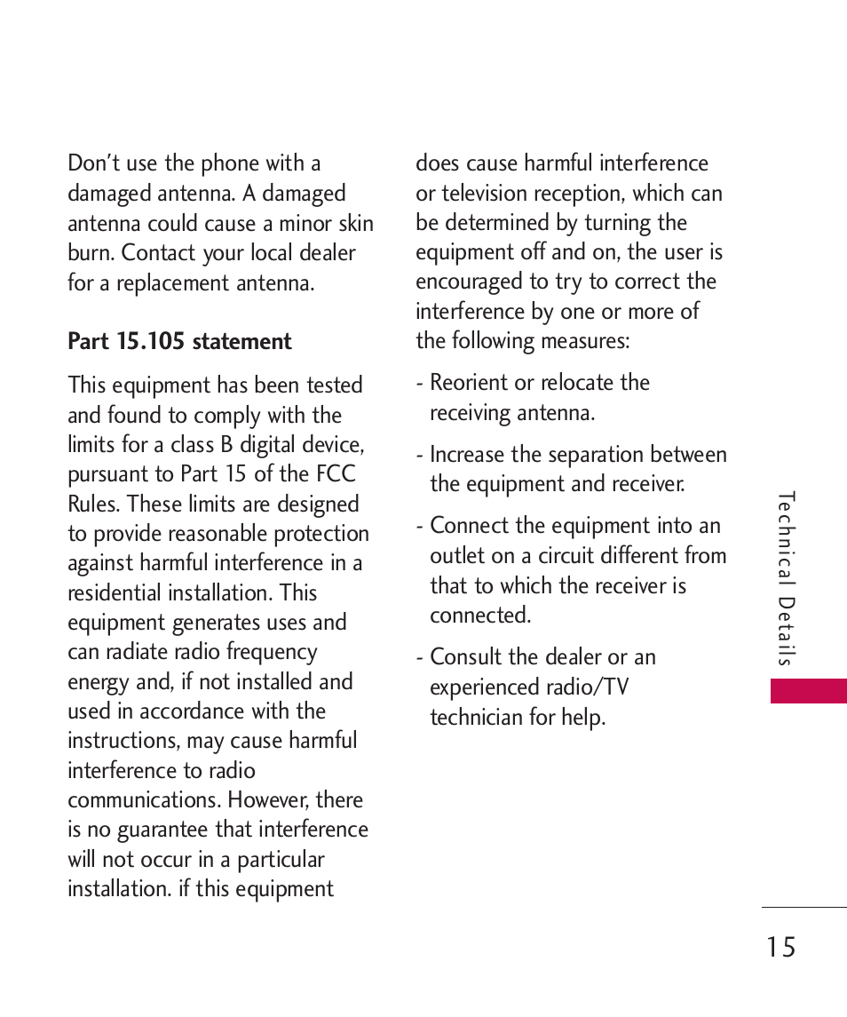 LG BANTER UX265G User Manual | Page 17 / 124