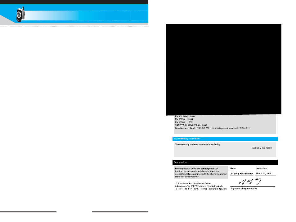 Technical data | LG C2200 User Manual | Page 52 / 52