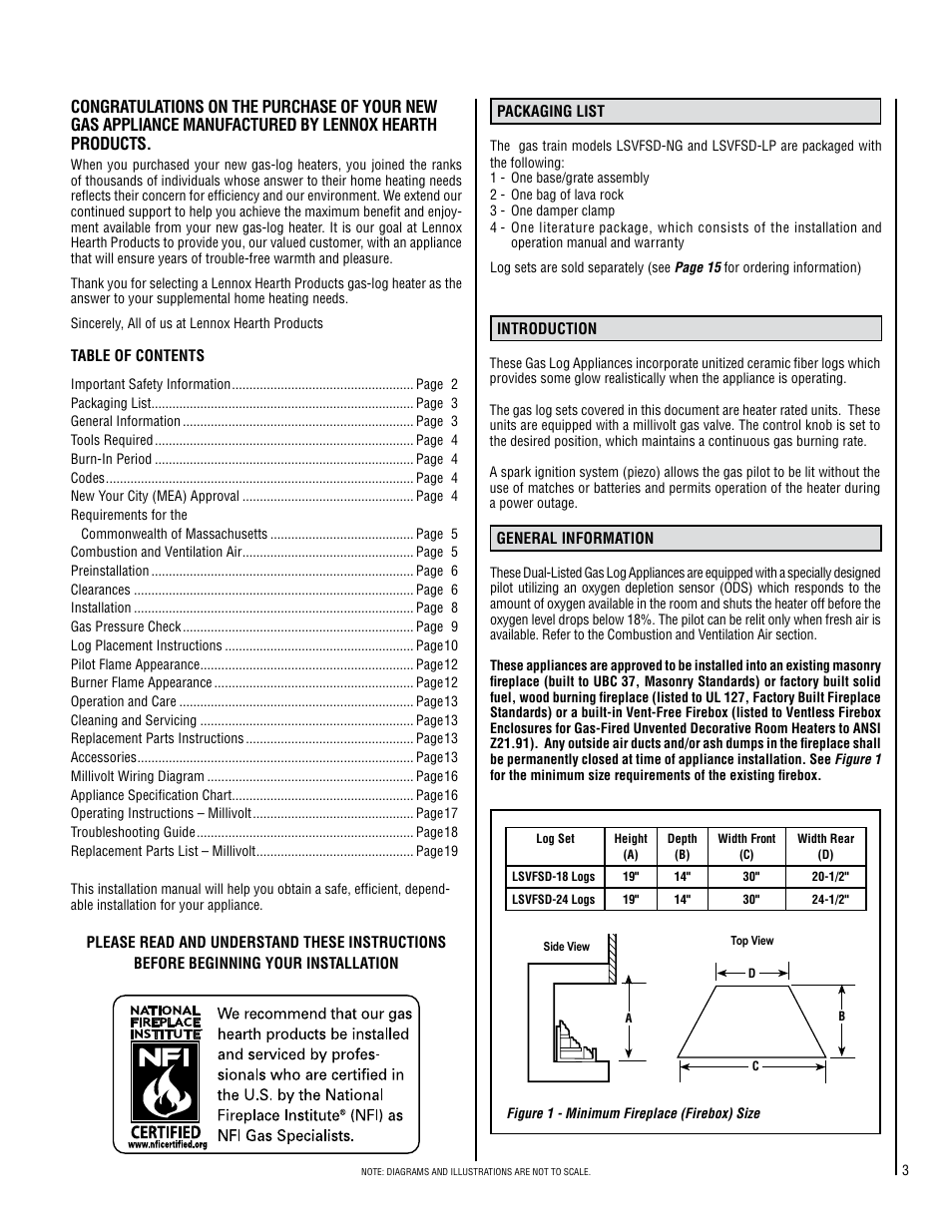 LG SHADOWDANCE LSVFSD-LP User Manual | Page 3 / 20