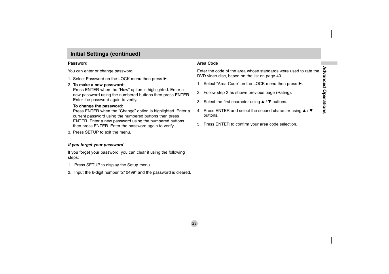 LG DP771 User Manual | Page 23 / 44