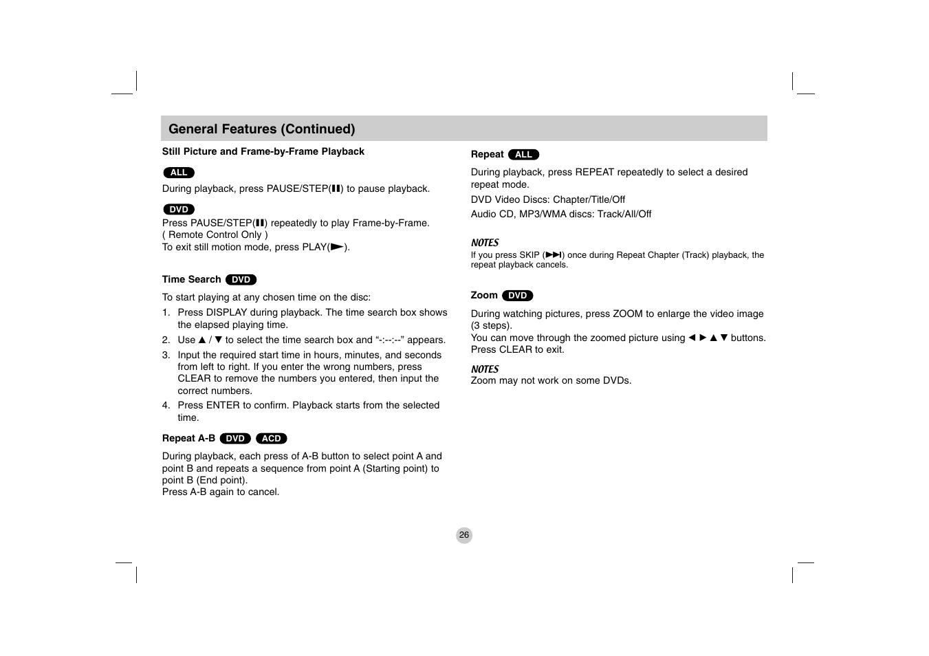 LG DP771 User Manual | Page 26 / 44