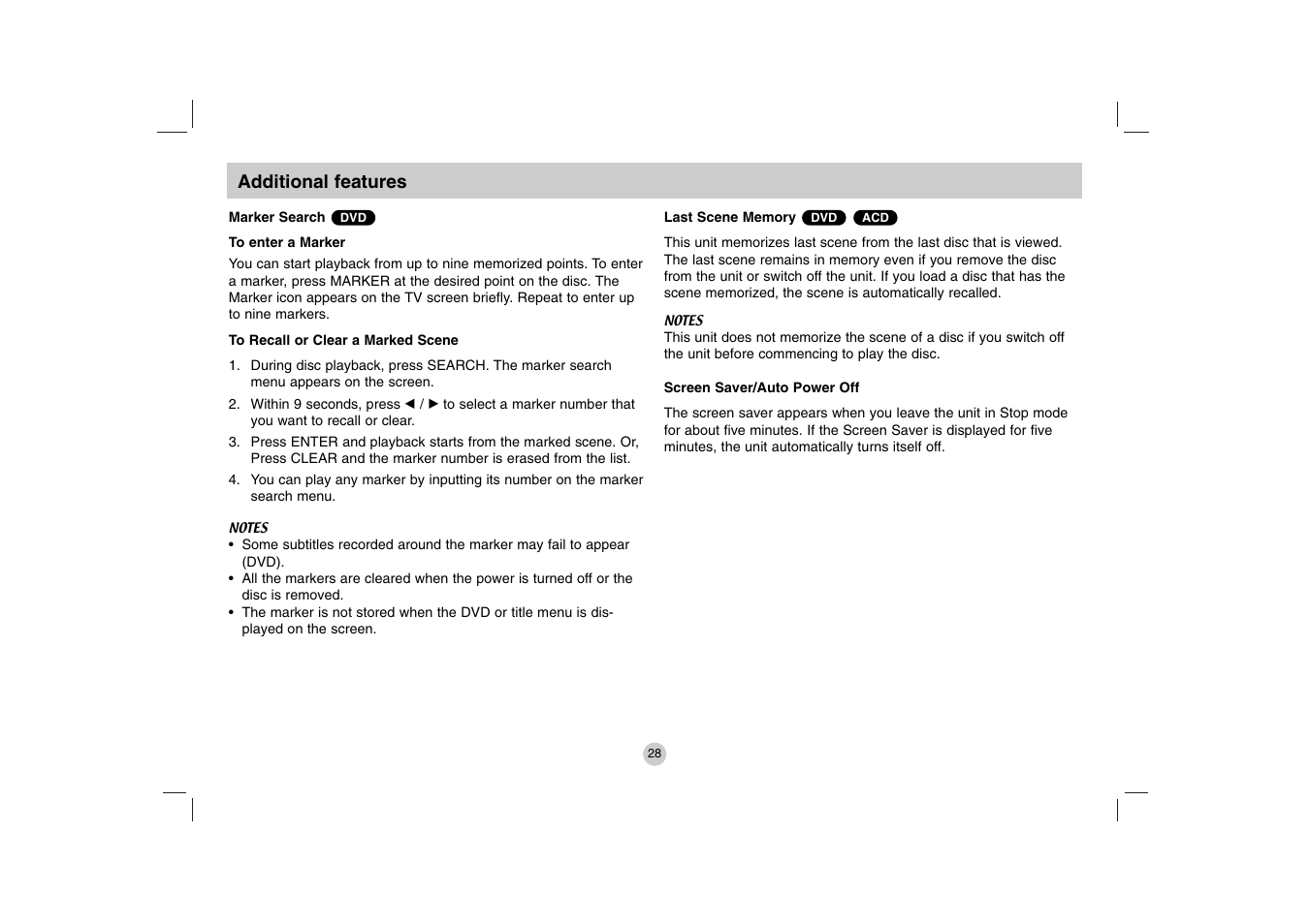 LG DP771 User Manual | Page 28 / 44