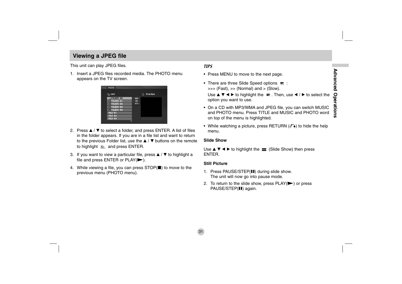 LG DP771 User Manual | Page 31 / 44