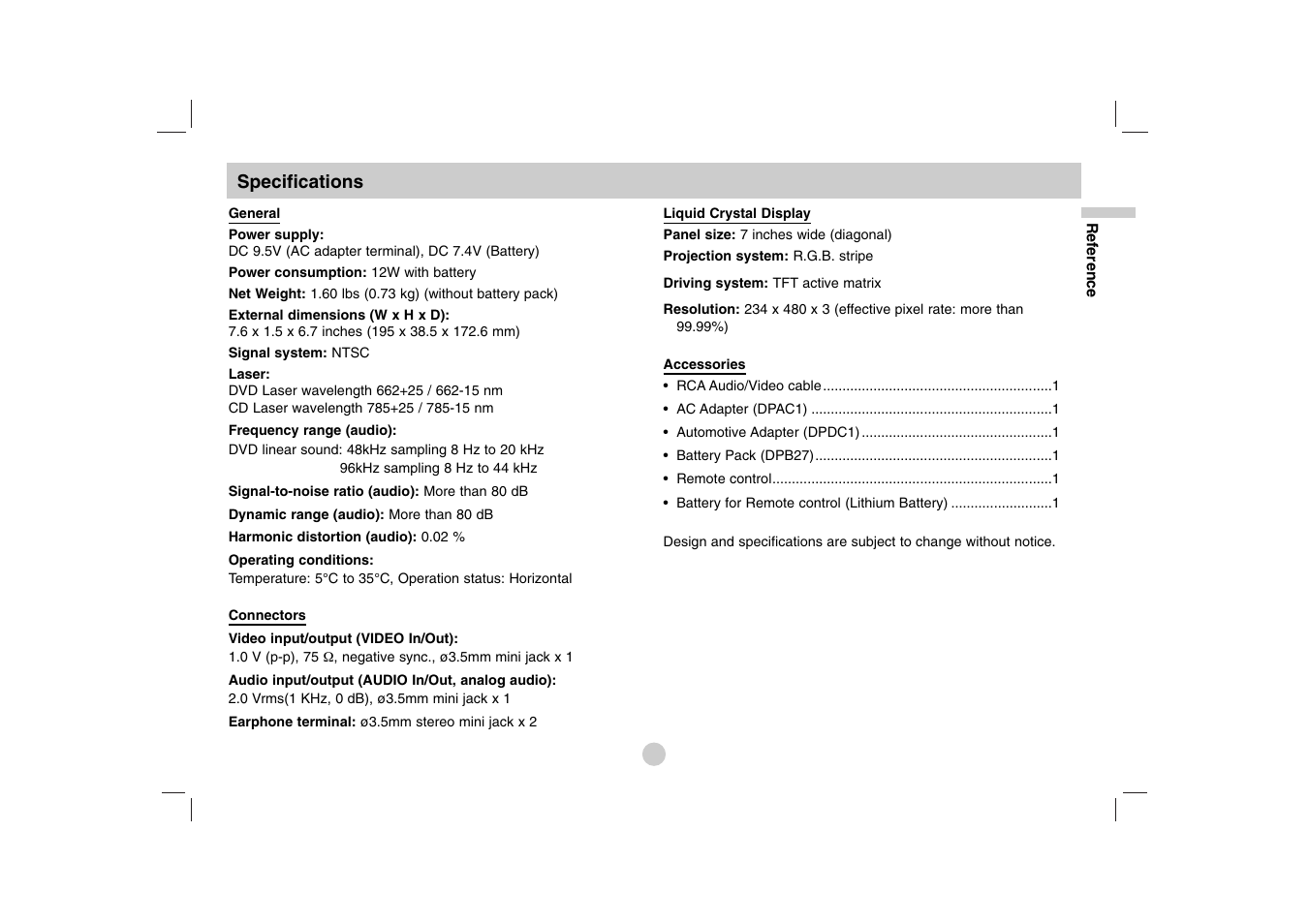 LG DP771 User Manual | Page 41 / 44