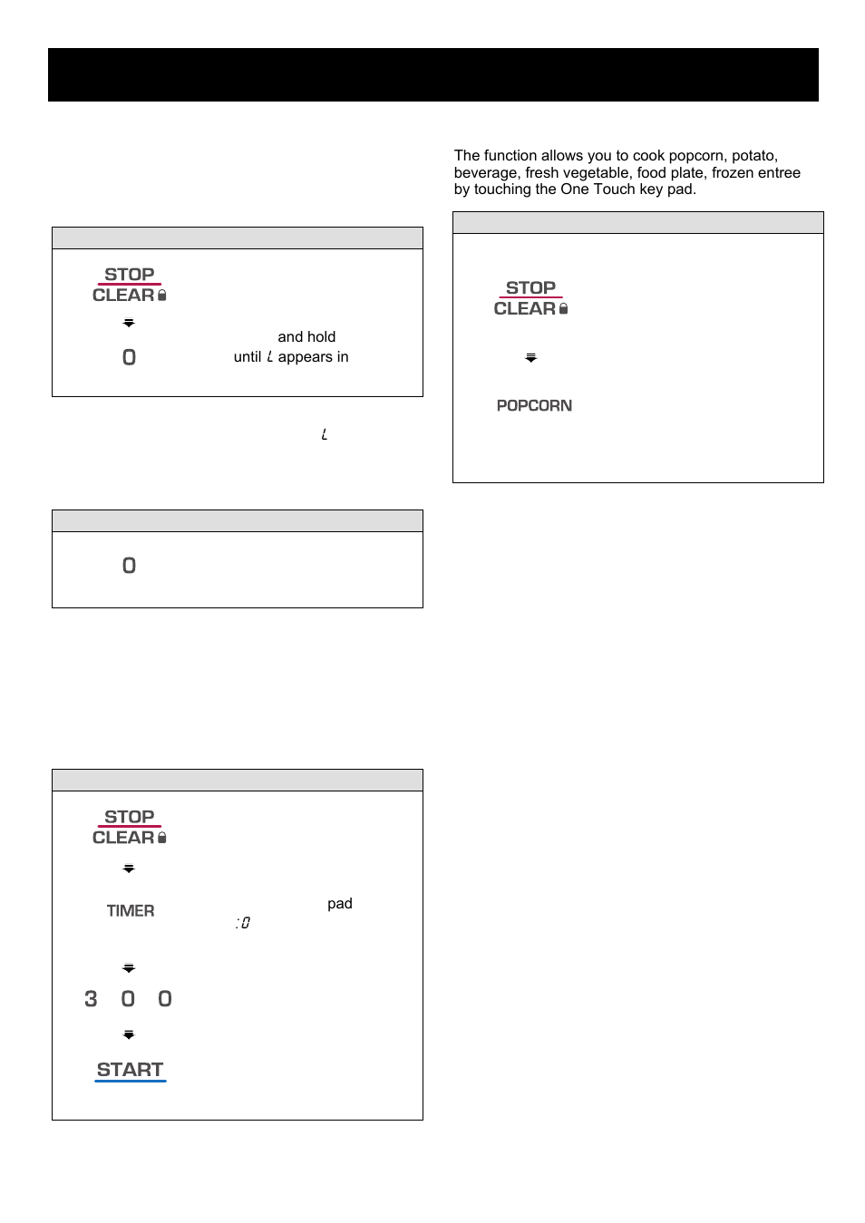 Using your microwave oven, Child lock, Timer | Auto touch | LG LMA840W User Manual | Page 12 / 26