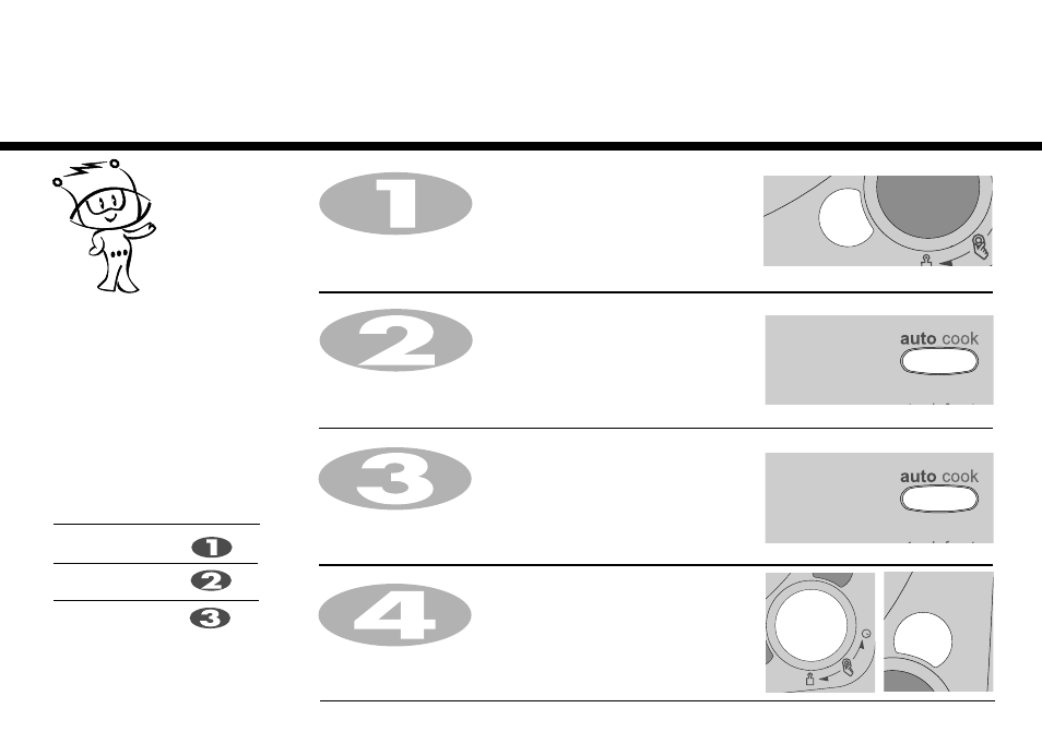 Auto cook | LG MS-207Y User Manual | Page 12 / 30