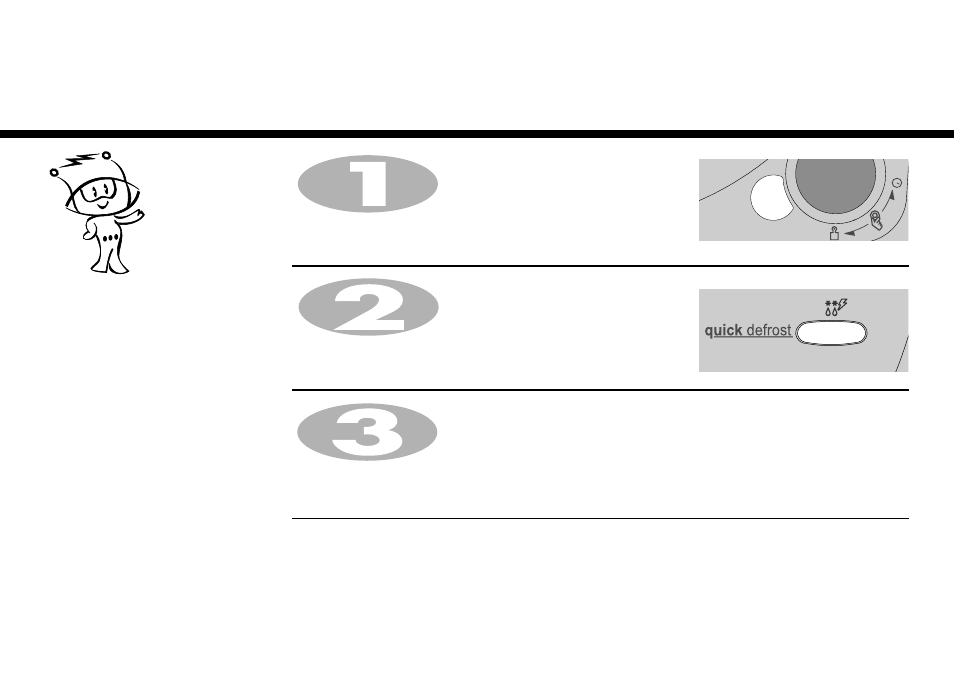 Quick defrost | LG MS-207Y User Manual | Page 16 / 30