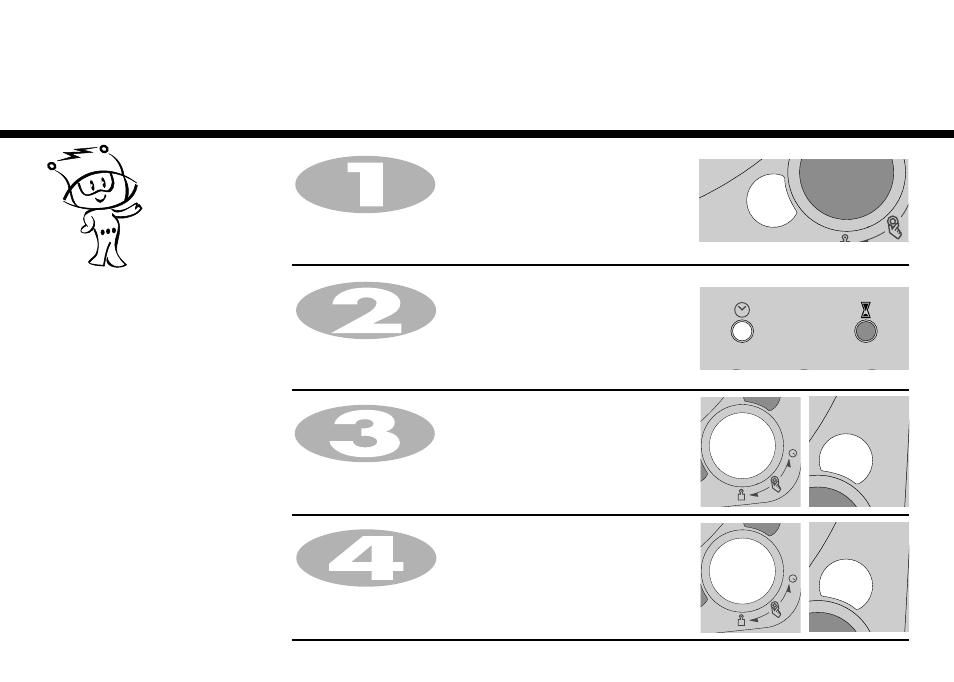 Setting the clock | LG MS-207Y User Manual | Page 6 / 30