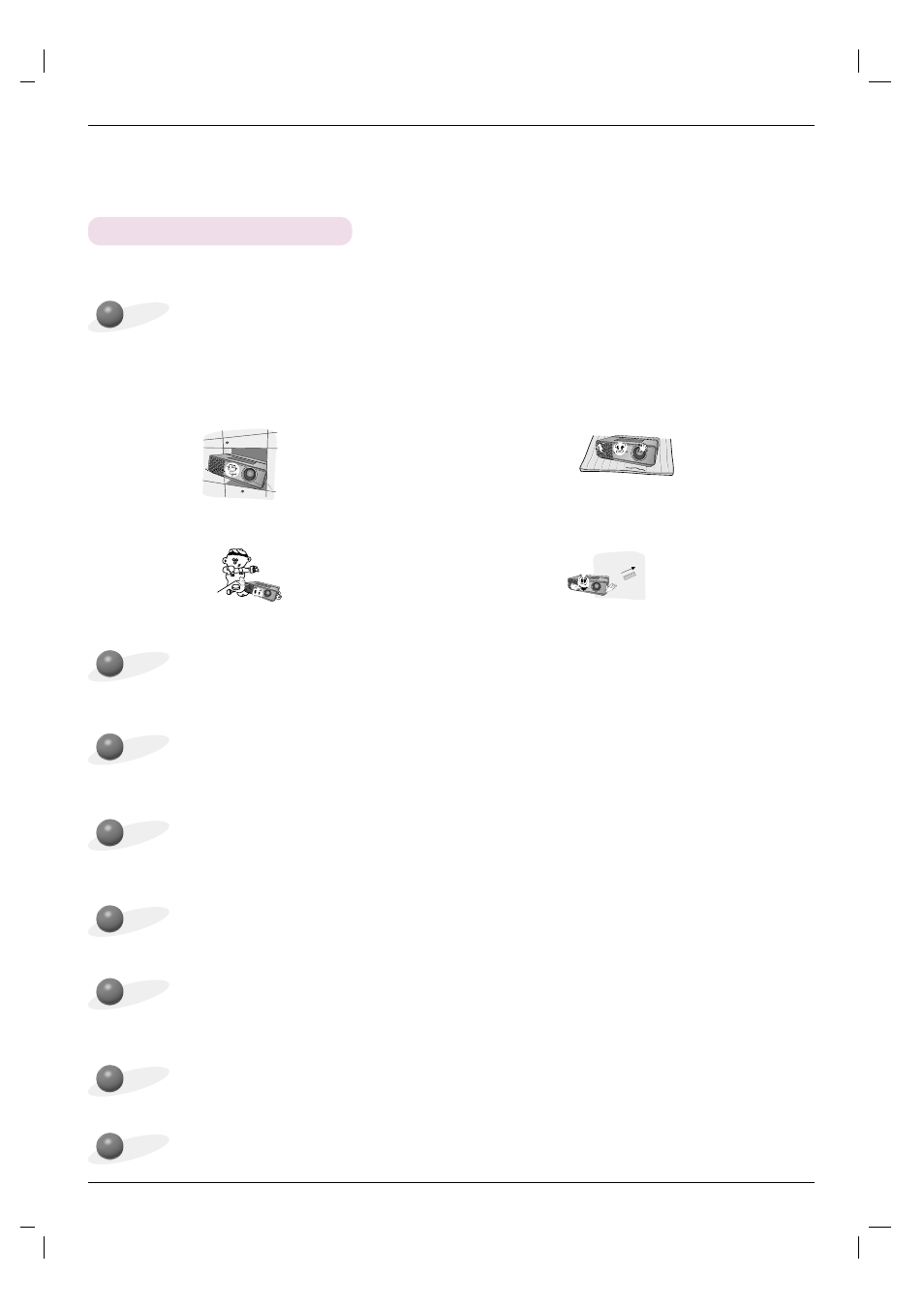 Installing and composition, Installation instructions | LG HS101 User Manual | Page 10 / 26