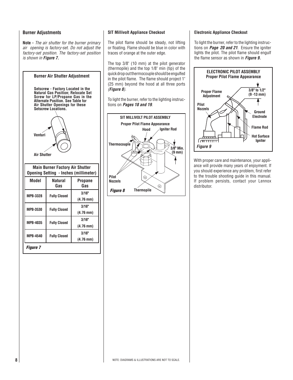 LG LENNOX MPB3328CNE User Manual | Page 8 / 28