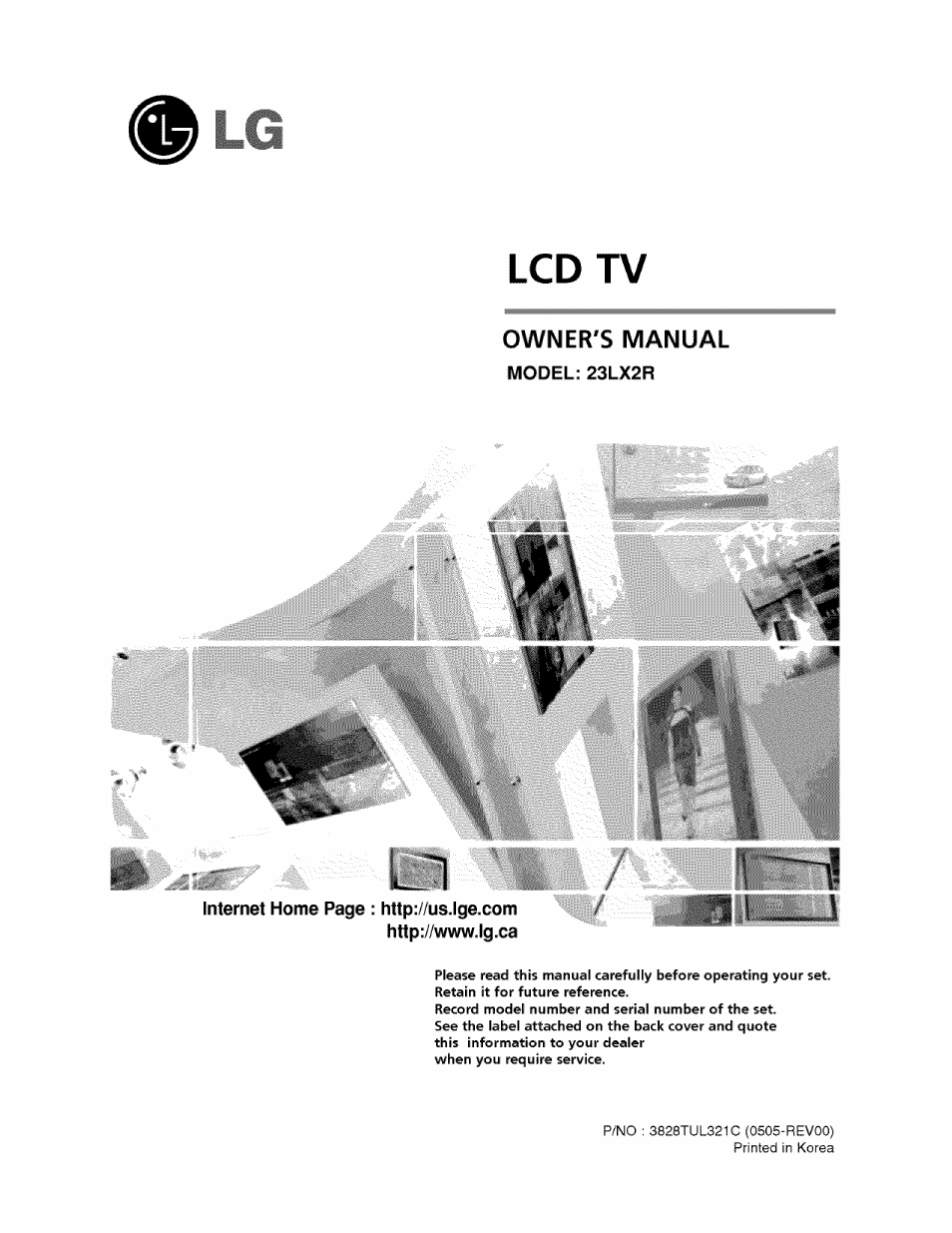 LG 23LX2R User Manual | 32 pages