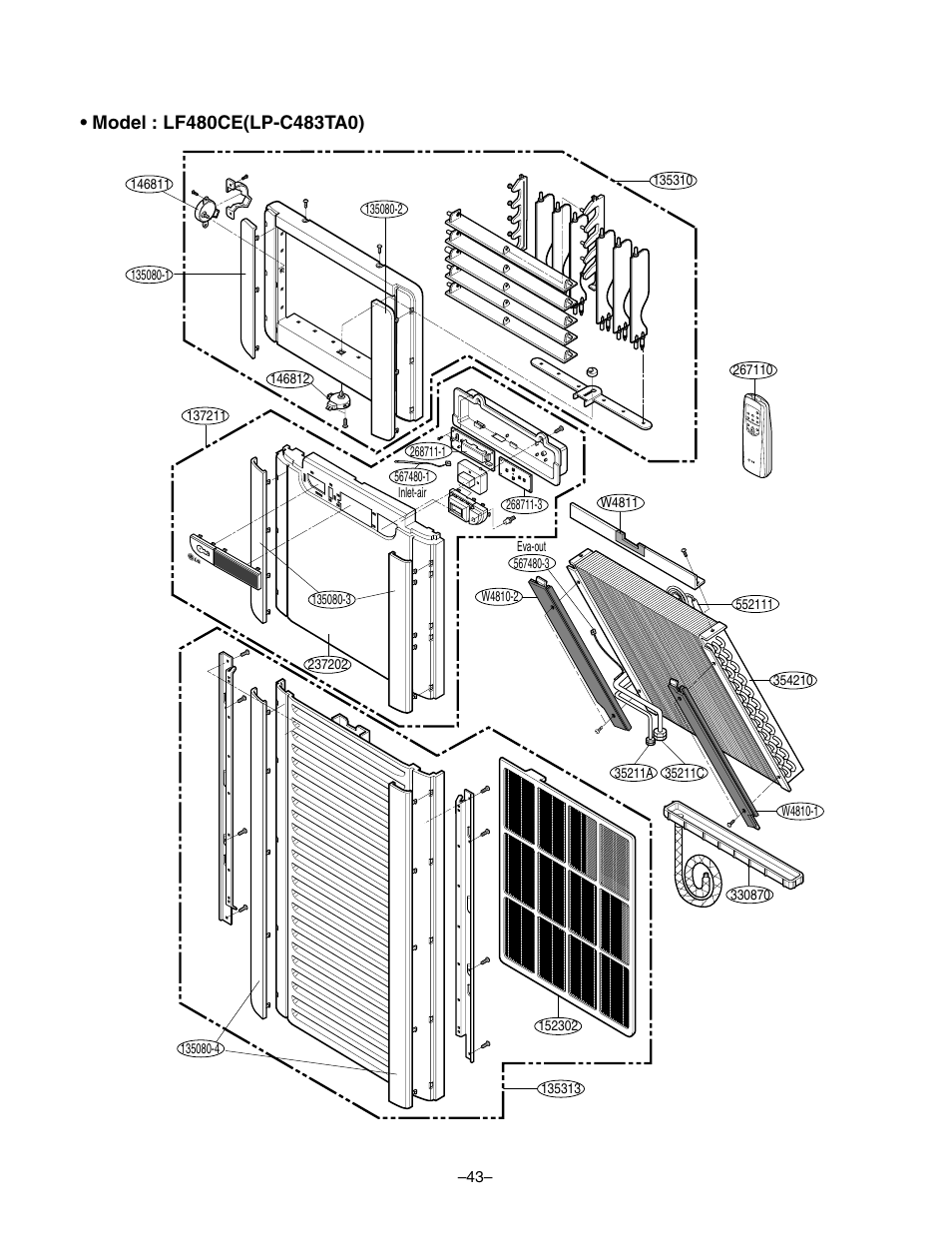 LG LF300CP(LP-C303R20) User Manual | Page 43 / 47