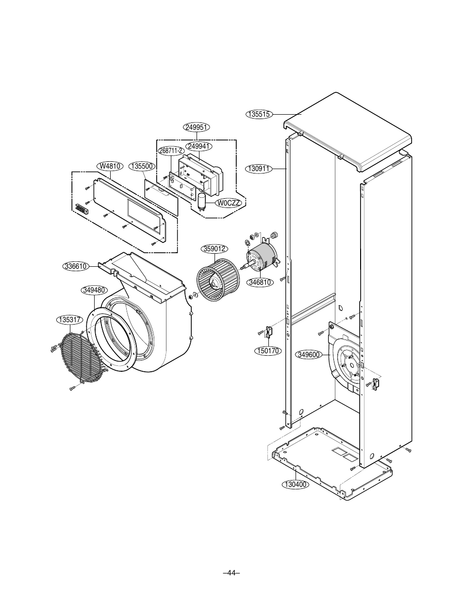LG LF300CP(LP-C303R20) User Manual | Page 44 / 47