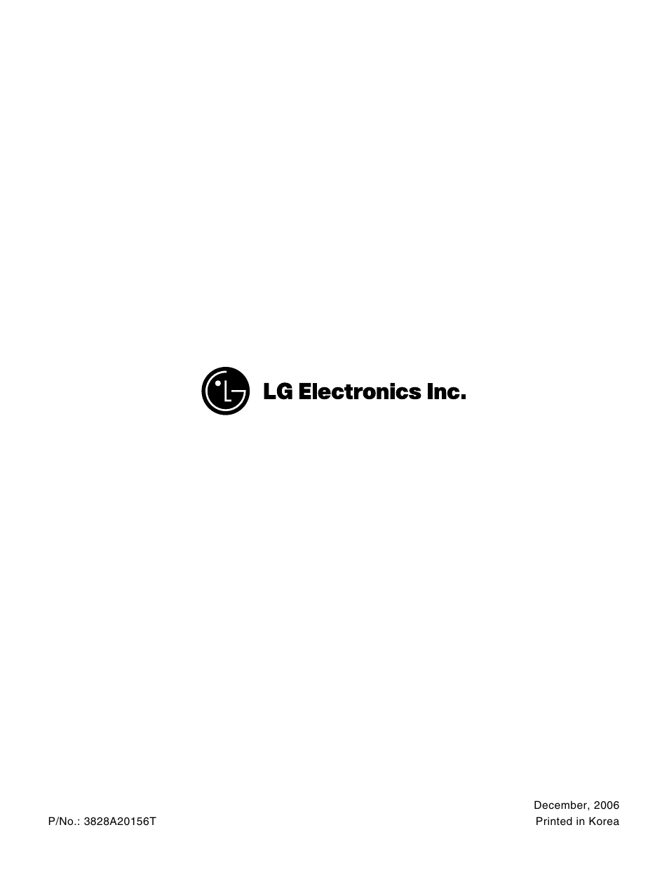 LG LF300CP(LP-C303R20) User Manual | Page 47 / 47